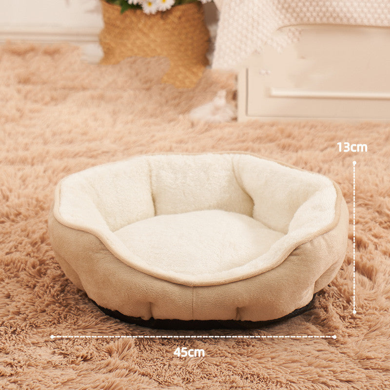 Semi-enclosed Sleeping Mat for Pets