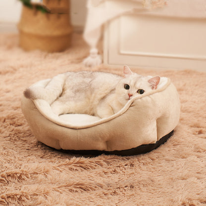 Semi-enclosed Sleeping Mat for Pets