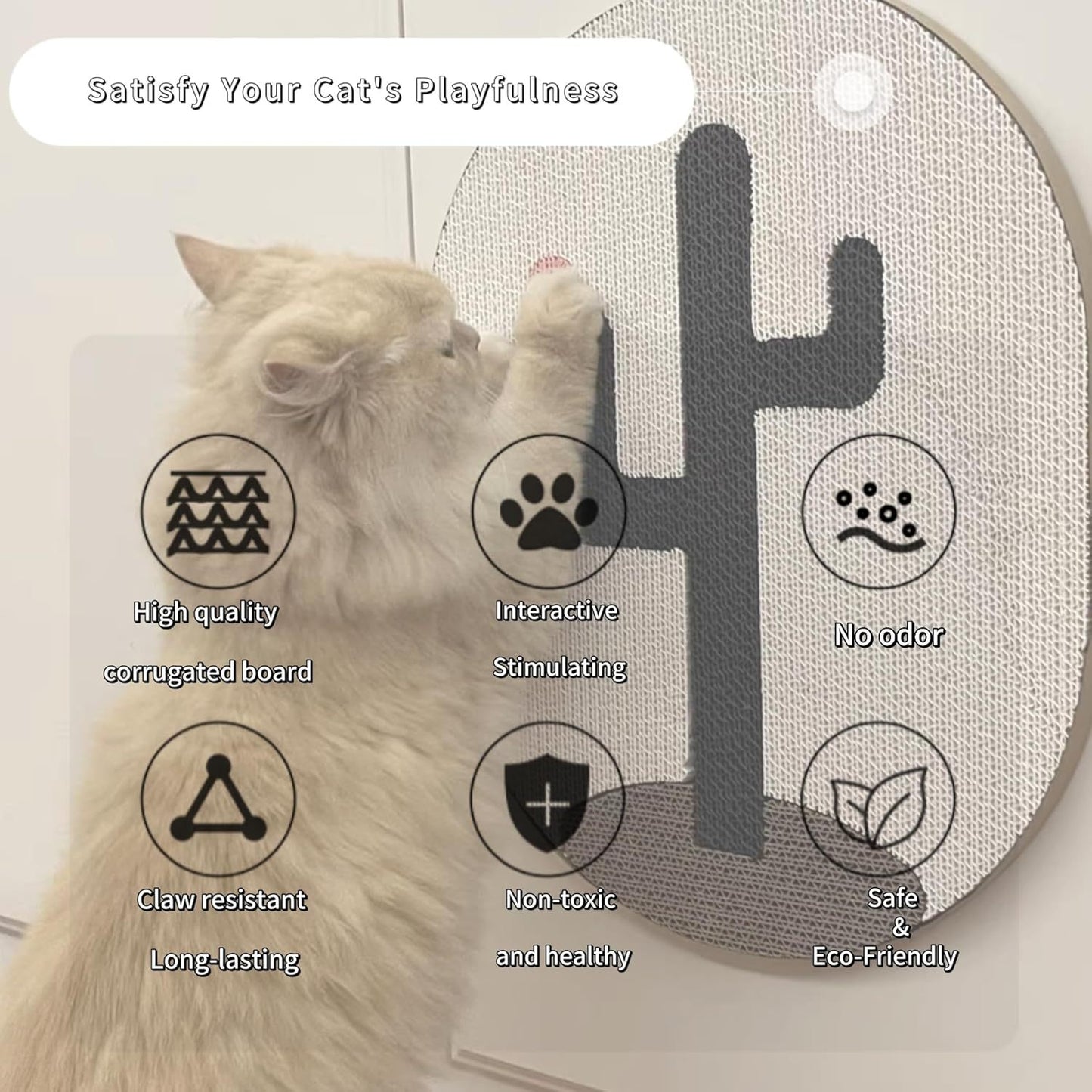 Wall mounted scratching Board